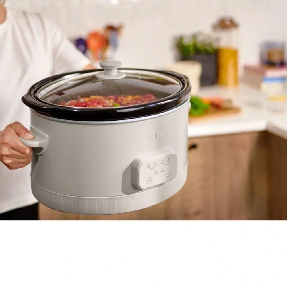 NIB Bella Oatmeal 6qt. Slow Cooker 3 settings.